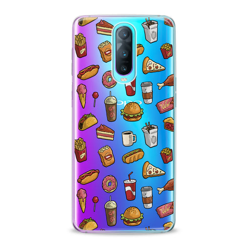 Lex Altern Tasty Food Pattern Oppo Case