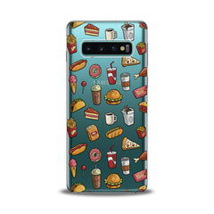 Lex Altern TPU Silicone Samsung Galaxy Case Tasty Food Pattern