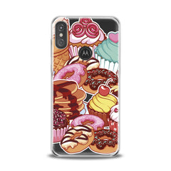 Lex Altern TPU Silicone Motorola Case Sweet Donut