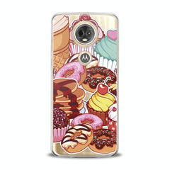 Lex Altern TPU Silicone Motorola Case Sweet Donut