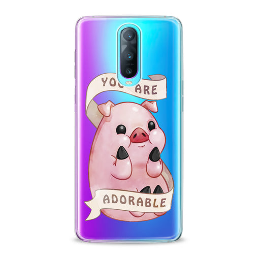 Lex Altern Cute Pink Pig Oppo Case