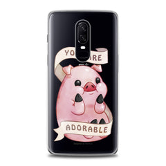 Lex Altern TPU Silicone OnePlus Case Cute Pink Pig