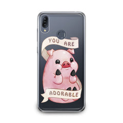 Lex Altern TPU Silicone Asus Zenfone Case Cute Pink Pig