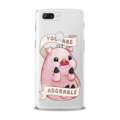 Lex Altern Cute Pink Pig OnePlus Case