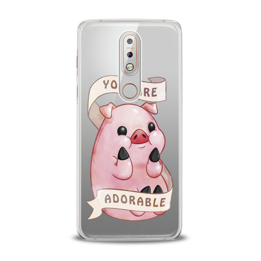 Lex Altern Cute Pink Pig Nokia Case