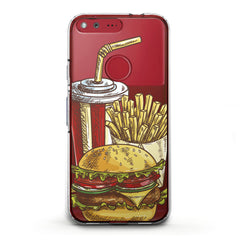 Lex Altern TPU Silicone Google Pixel Case Tasty Burger