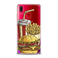 Lex Altern TPU Silicone VIVO Case Tasty Burger