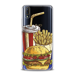 Lex Altern TPU Silicone VIVO Case Tasty Burger