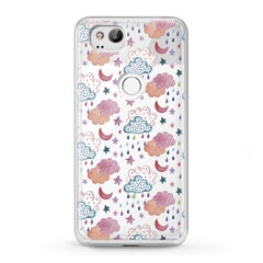 Lex Altern TPU Silicone Google Pixel Case Cute Clouds