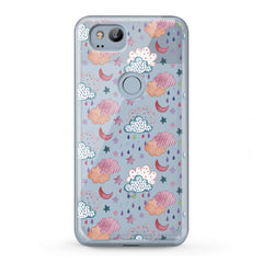 Lex Altern TPU Silicone Google Pixel Case Cute Clouds