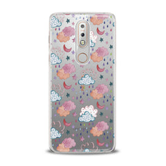 Lex Altern TPU Silicone Nokia Case Cute Clouds