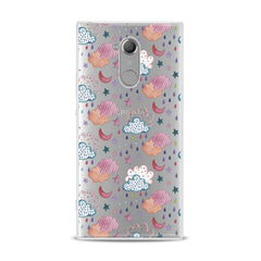 Lex Altern TPU Silicone Sony Xperia Case Cute Clouds