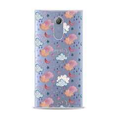 Lex Altern TPU Silicone Sony Xperia Case Cute Clouds