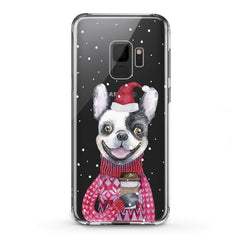 Lex Altern TPU Silicone Samsung Galaxy Case Happy Dog Santa