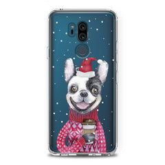 Lex Altern TPU Silicone LG Case Happy Dog Santa