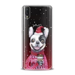 Lex Altern TPU Silicone VIVO Case Happy Dog Santa