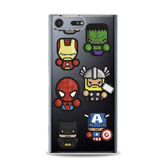 Lex Altern TPU Silicone Sony Xperia Case Funny Super Hero