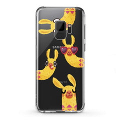 Lex Altern TPU Silicone Samsung Galaxy Case Funny Yellow Llama