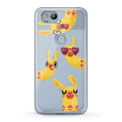 Lex Altern TPU Silicone Google Pixel Case Funny Yellow Llama