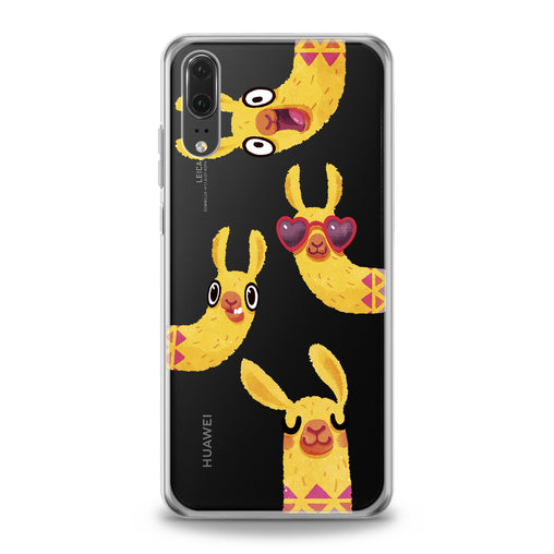 Lex Altern Funny Yellow Llama Huawei Honor Case