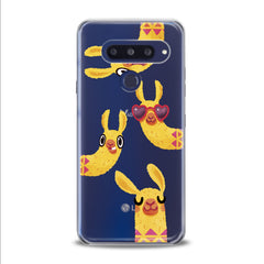 Lex Altern TPU Silicone LG Case Funny Yellow Llama