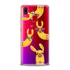 Lex Altern TPU Silicone VIVO Case Funny Yellow Llama