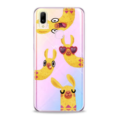 Lex Altern TPU Silicone VIVO Case Funny Yellow Llama