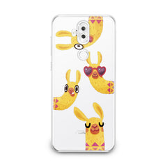 Lex Altern TPU Silicone Asus Zenfone Case Funny Yellow Llama