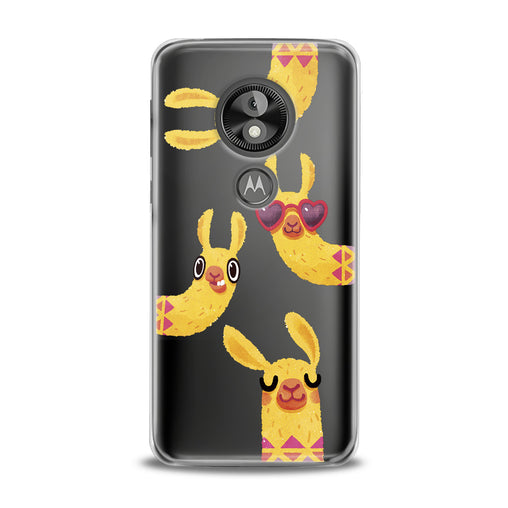 Lex Altern Funny Yellow Llama Motorola Case