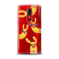 Lex Altern TPU Silicone OnePlus Case Funny Yellow Llama