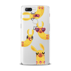 Lex Altern TPU Silicone OnePlus Case Funny Yellow Llama