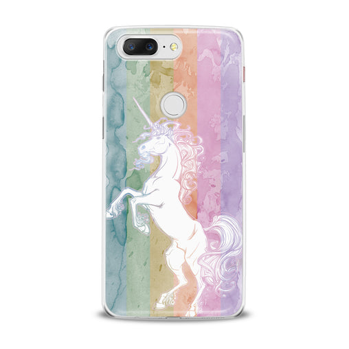 Lex Altern Watercolor Cute Unicorn OnePlus Case