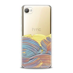 Lex Altern TPU Silicone HTC Case Colored Abstract Paint