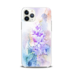 Lex Altern TPU Silicone iPhone Case Watercolor Violet Flowers