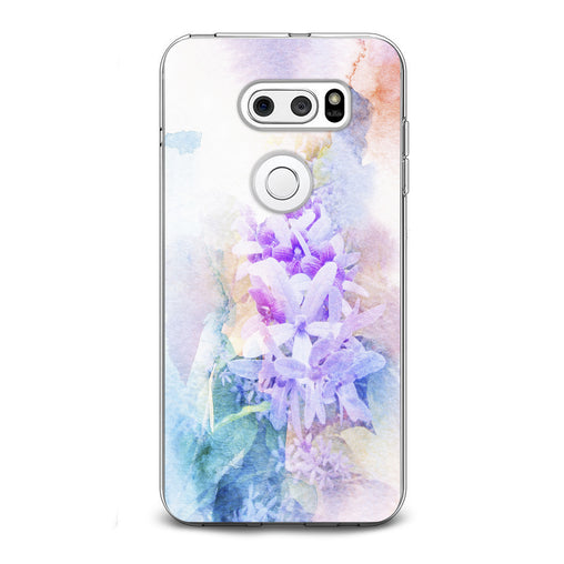 Lex Altern Watercolor Violet Flowers LG Case