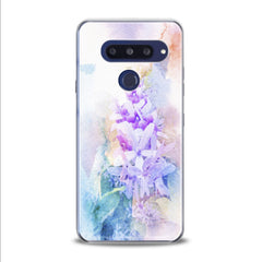 Lex Altern TPU Silicone LG Case Watercolor Violet Flowers