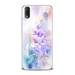 Lex Altern TPU Silicone VIVO Case Watercolor Violet Flowers