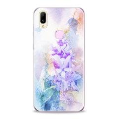 Lex Altern Watercolor Violet Flowers Vivo Case