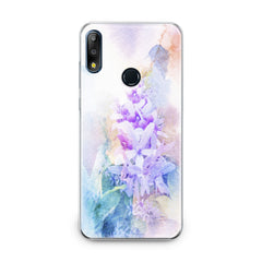 Lex Altern TPU Silicone Asus Zenfone Case Watercolor Violet Flowers