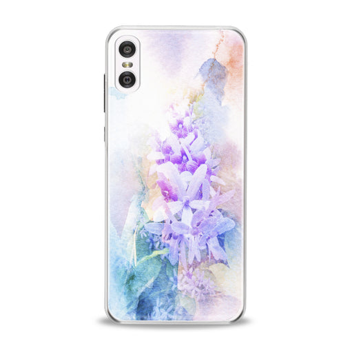 Lex Altern Watercolor Violet Flowers Motorola Case