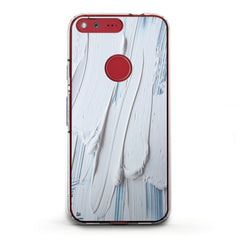 Lex Altern TPU Silicone Google Pixel Case White Gouache Pattern