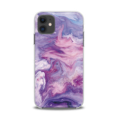 Lex Altern TPU Silicone iPhone Case Abstract Violet Print