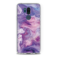 Lex Altern TPU Silicone LG Case Abstract Violet Print