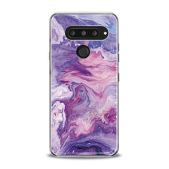 Lex Altern TPU Silicone LG Case Abstract Violet Print