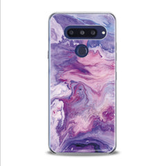 Lex Altern TPU Silicone LG Case Abstract Violet Print