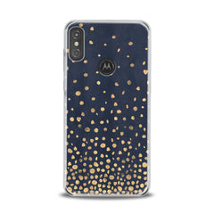 Lex Altern TPU Silicone Motorola Case Amazing Golden Drops