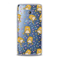 Lex Altern TPU Silicone HTC Case Yellow Hamsters