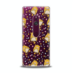 Lex Altern TPU Silicone Sony Xperia Case Yellow Hamsters