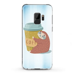 Lex Altern TPU Silicone Samsung Galaxy Case Coffe Sloth