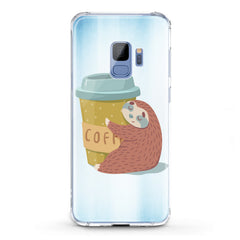 Lex Altern TPU Silicone Samsung Galaxy Case Coffe Sloth